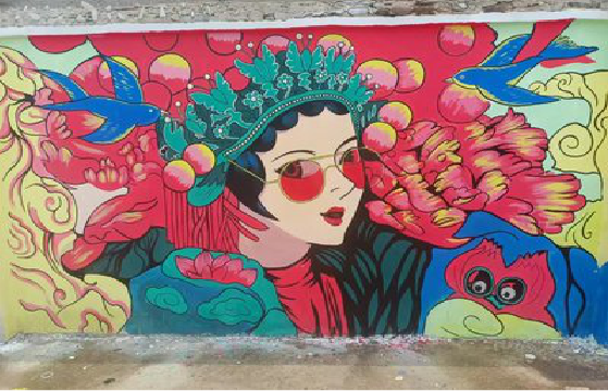 新郑墙体彩绘-网红墙