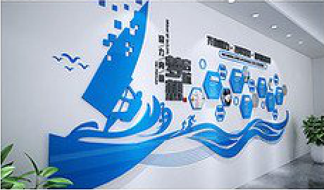 新郑海浪主题文化墙如何设计？