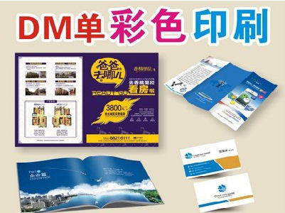 新郑单页印刷，色彩搭配简单。
