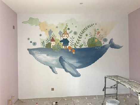 新郑手绘墙的特点及优势。